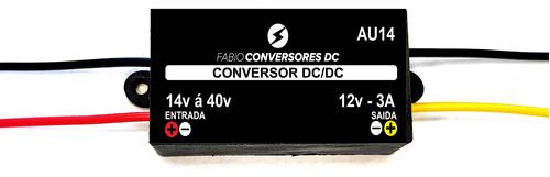 Regulador Tensão Dc-dc    Entrada 24v Saida 12v 3 Amp (au14)