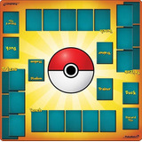 Pokémats 2 Player Trainer Playmat Para Pokemon Trading Card