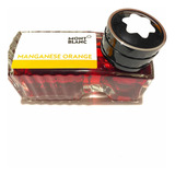 Tintero Montblanc Manganese Orange Color Naranja Pluma Fuent