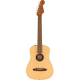Fender Redondo - Mini Guitarra Acústica, Con 2 Años De Ga.