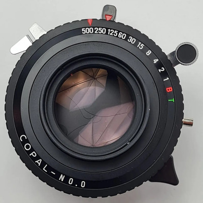 Lente Schneider Kreuznach Xenar 5.6/150 Copal N0.0 Schneider Negro