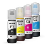 Tinta Epson T544 Original 70 Ml X4 Colores Para Epson L3110