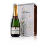 Taittinger Brut Réserve Champagne 750ml C/estuche + 2 Copas