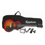 Pack De Guitarra Electrica EpiPhone Les Paul Ppeg-enpsvsch1