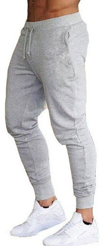 Pants Jogger Hombre Gym Slim Entubado Deportivo Moda Deporte