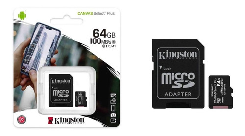 Tarjeta De Memoria Select Plus 64 Gb C10 Kingston + Envio