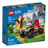 Lego City Camión De Rescate 4x4 De Bomberos 60393