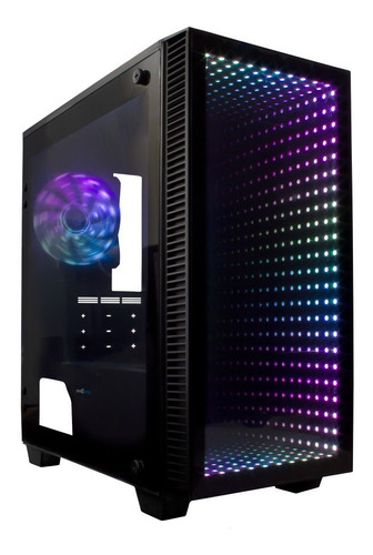 Gabinete Gamer Game Factor Csg560 Infinity Micro Atx Rgb