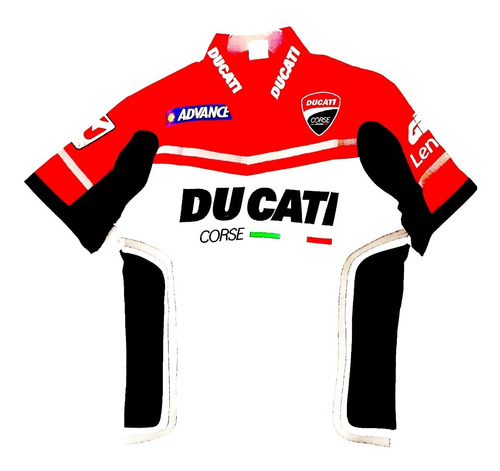 Camisa Ducati Corse Escuderia Moto Chooper Shell Advance Bca