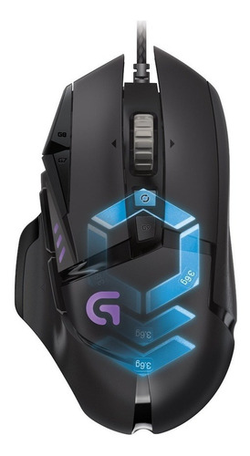 Mouse Gamer Logitech G502 Hero, Programable / Rgb / 25600dpi