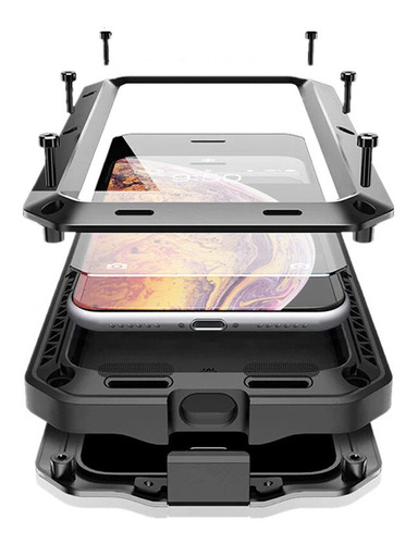 Capa Case iPhone 11 Pro Max Anti Queda Shock Metal Impacto