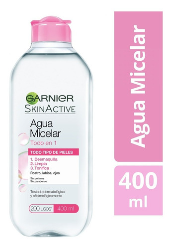 Agua Micelar Garnier Skin Active 400ml