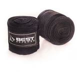 Bandagem Boxe Muay Thai Simples 5m Best Defense - Preto