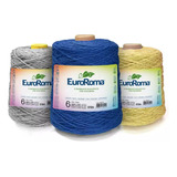 Barbante Euroroma 600g Fio 6 Com 610 Metros - Cores