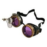 Steampunk Retro Glasses Magnifier Props Goggles