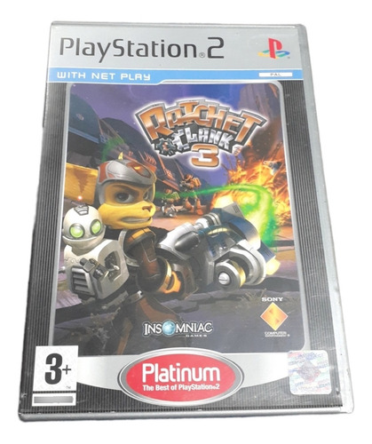 Ratchet Clank 3 Jogo Ps2 Seminovo Mídia Física Original