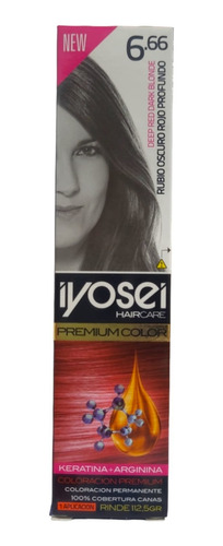 Tintura Iyosei Premium Color Crema Colorante X 45gr X 12 Uni