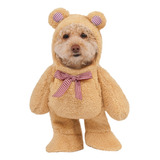 Traje De Mascota De Oso De Peluche Que Camina, Grande