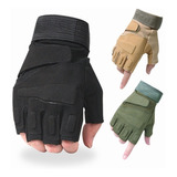 Guantes Tacticos Militar Medio Dedo Motocicleta Bicicleta 