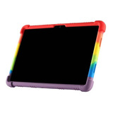 Funda Compatible Tablet Philco Tp10a332 Arcoiris C/ Soporte 