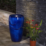 Glitzhome Fuente De Agua Con Luz Led Para Exteriores