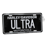 Placa De Matrícula Harley Davidson Ultra