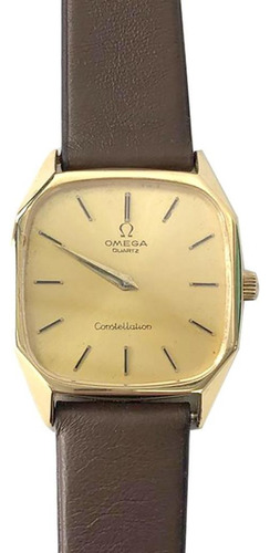Relógio Masculino Omega Original Constellation Em Ouro 18k 