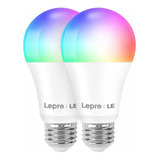 Bombilla Inteligente Lepro  Rgbw Que Cambian De Color, F Bbn