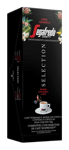 Cápsulas Cafe Segafredo Selection X10 Compatible Nespresso