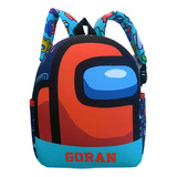 Mochila Jardin Among Us Neoprene Bolsillos Personalizada