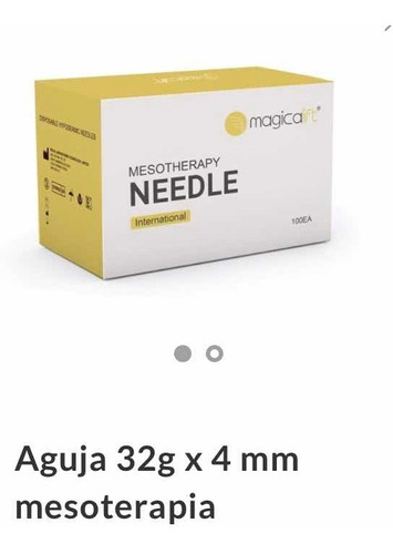 Agujas Mesoterapia 32gx4mm