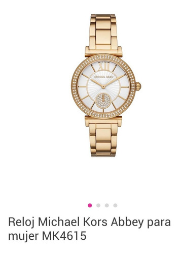 Reloj Michael Kors Abbey Para Mujer Modelo Mk4615