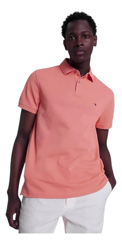 Polo Tommy Hilfiger Rosa Para Hombre Original Y Nuevo