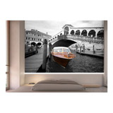 Papel De Parede Itália Veneza Barco Lancha 3d 6m² Ncd165