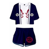 Naruto Chándal Tops Y Shorts Akatsuki Sportwear A