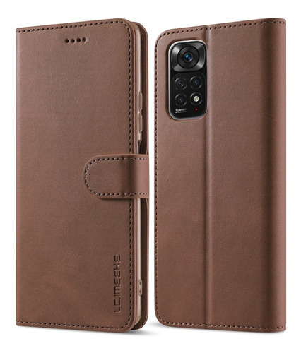 Funda Tipo Cartera De Cuero Para Redmi Note 11 4g/note 11s 4