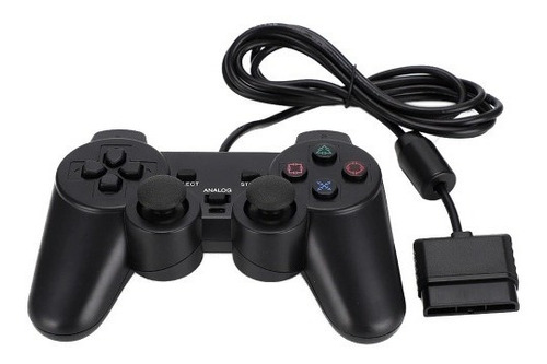 Controle Joystick Playstation 2 Plug Ps2 Analogic Game