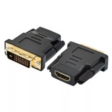 Conector Adaptador Dvi X Hdmi Fêmea 24+1 Banhado