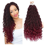 Karida 6pcs / Lot Rizado Imitacion Locs Crochet Cabello Pel