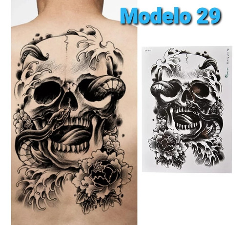 Tatoo Tatuajes Temporales Modelo 29