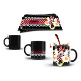 Taza Magica Personalizada Minnie Mouse Con Nombre Modelo 1