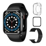 Relogio Smartwatch Lançam W37 Pro Bluetooth C/ 3 Brindes Nfe