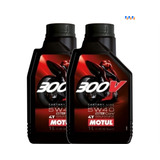 Aceite Moto 4t 300v 5w40 100% Sintético Motul 2 Litros