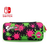 Case Capa Splatoon 2 Hard Pouch Nintendo Switch Novo 