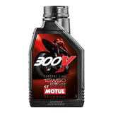 Aceite Racing Sintetico Motul Factory Line 300v 15w50 4t 1l 