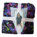 Pijama Curto De Cetim Victoria Secrets Floral