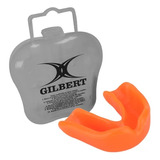 Protector Bucal Gilbert Termo Moldeable Infantil Deportivo Color Naranja Sabor Naranja