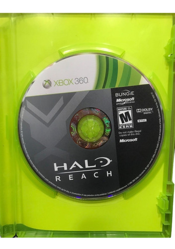 Halo Reach Para Xbox 360 De Segunda Mano Solo Cd