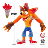 Crash Bandicoot Figura Articulada Con Luz 30 Cm Sony