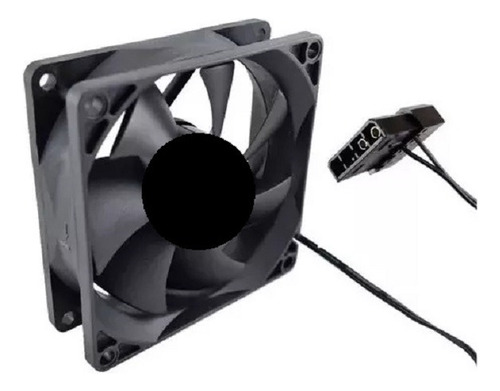 Cooler Fan Ventilador Netmak 80mm 8cm 80x80 Molex 4pines 12v